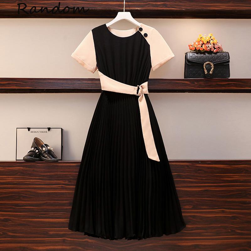 Plus Size Dresses Women L-5XL Office Elegant Shirt Dress Short Sleeve Round Neck Work Prom Party Pleated 2021 Summer Clothing, Black
Plus Size Dresses Women L-5XL Office Elegant Shirt Dress Short Sleeve Round Neck Work Prom Party Pleated 2021 Summer Clothing, Black