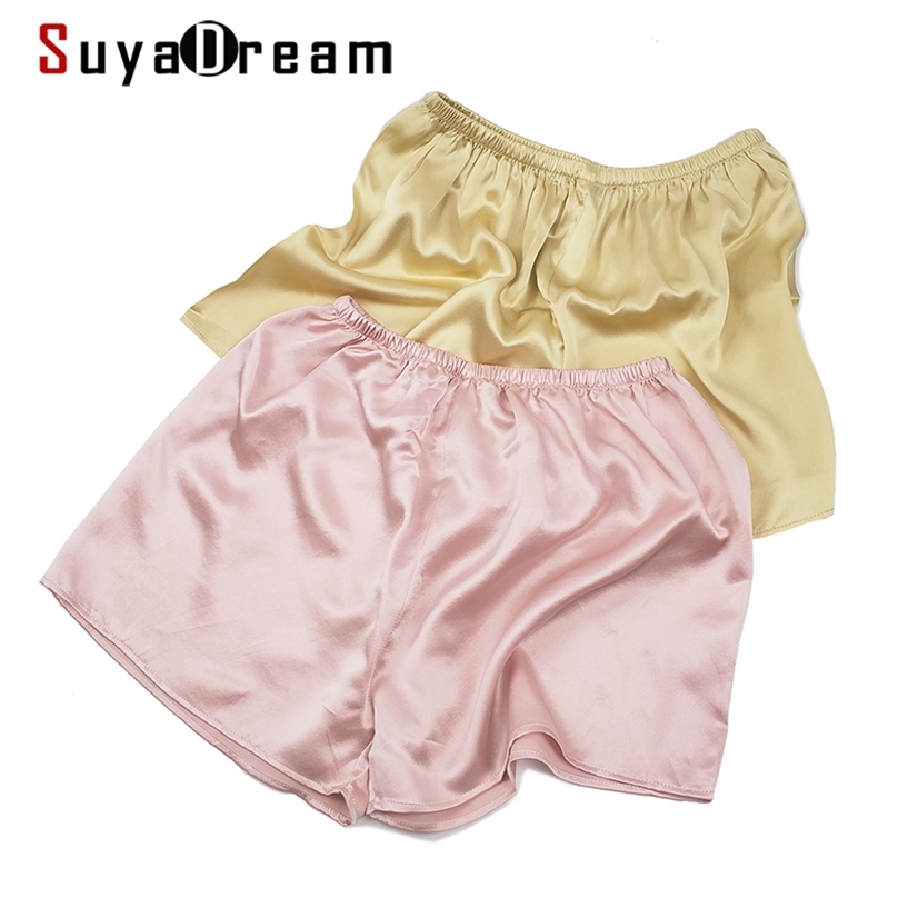SuyaDream Woman Silk Shorts 19mm 100%Silk Satin Comfortable Healthy Elastic Waist Home Spring Summer Solid Short 210719, Champagne
SuyaDream Woman Silk Shorts 19mm 100%Silk Satin Comfortable Healthy Elastic Waist Home Spring Summer Solid Short 210719, Champagne