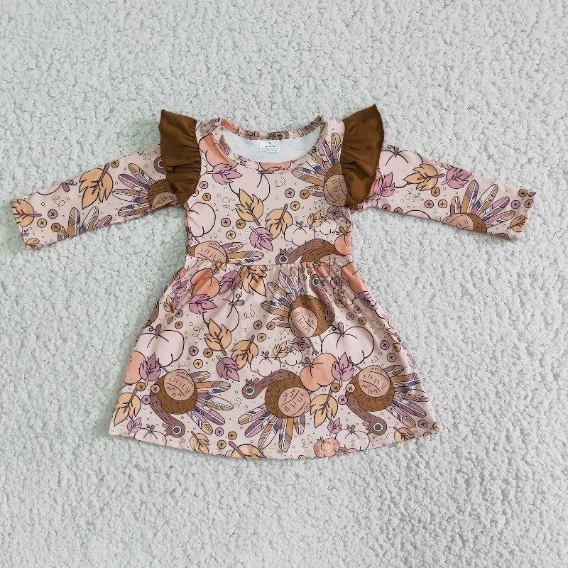 Girl's Dresses Wholesale Fashion Thanksgiving Toddler Twirl Princess Dress Clothing Children Baby Girl Ruffle Brown Turkey Kid Boutique Clot, Red;yellow
Girl's Dresses Wholesale Fashion Thanksgiving Toddler Twirl Princess Dress Clothing Children Baby Girl Ruffle Brown Turkey Kid Boutique Clot, Red;yellow