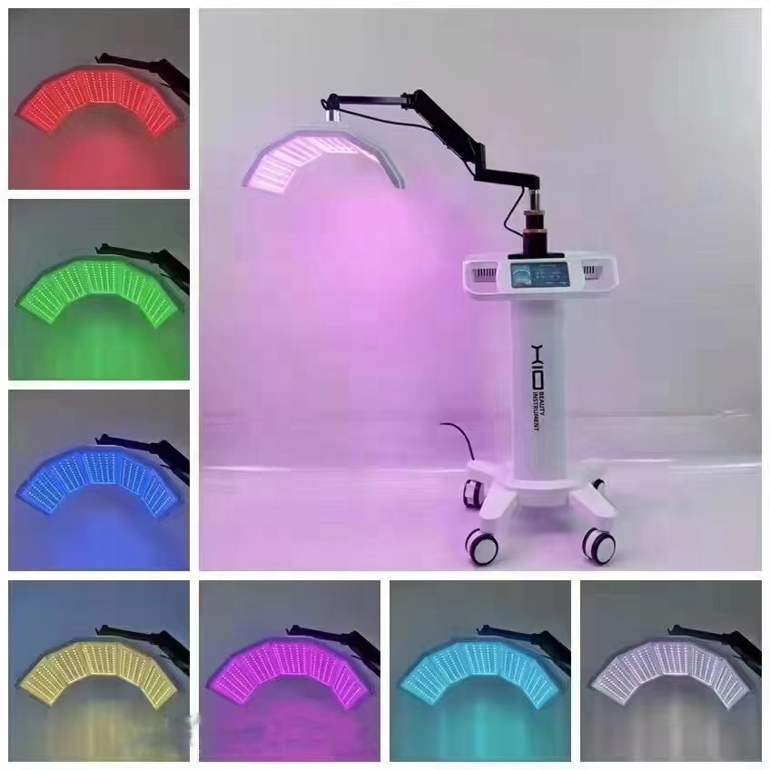2021 LED PDT Light Machine 7 Colors Acne Treatment Face Whitening Skin Rejuvenation Light Therapy LED Photon Mask