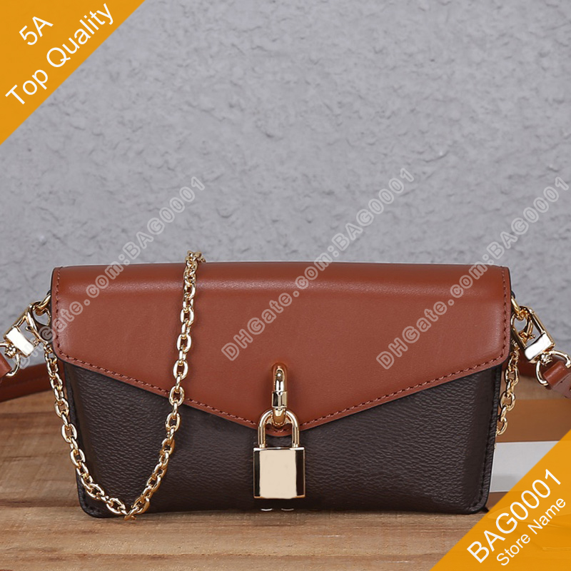 Padlock On Strap Bag Fashion Canvas Shoulderbags Mirror quality luxury designerl Crossbody With Box B049, Brown&black 80559
Padlock On Strap Bag Fashion Canvas Shoulderbags Mirror quality luxury designerl Crossbody With Box B049, Brown&black 80559