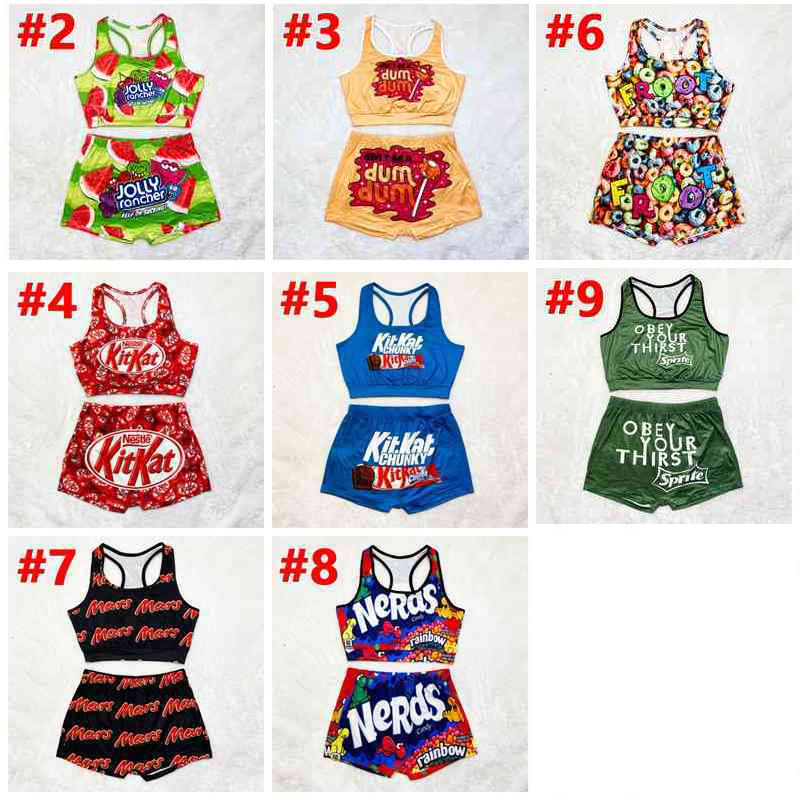 Women Tracksuits 2 Pieces Set Designer Vest Shorts Yoga Pants Outfits Cartoon Letters Printed Casual Ladies Clothing Suspenders Tops Suit 862, A1-a9
Women Tracksuits 2 Pieces Set Designer Vest Shorts Yoga Pants Outfits Cartoon Letters Printed Casual Ladies Clothing Suspenders Tops Suit 862, A1-a9