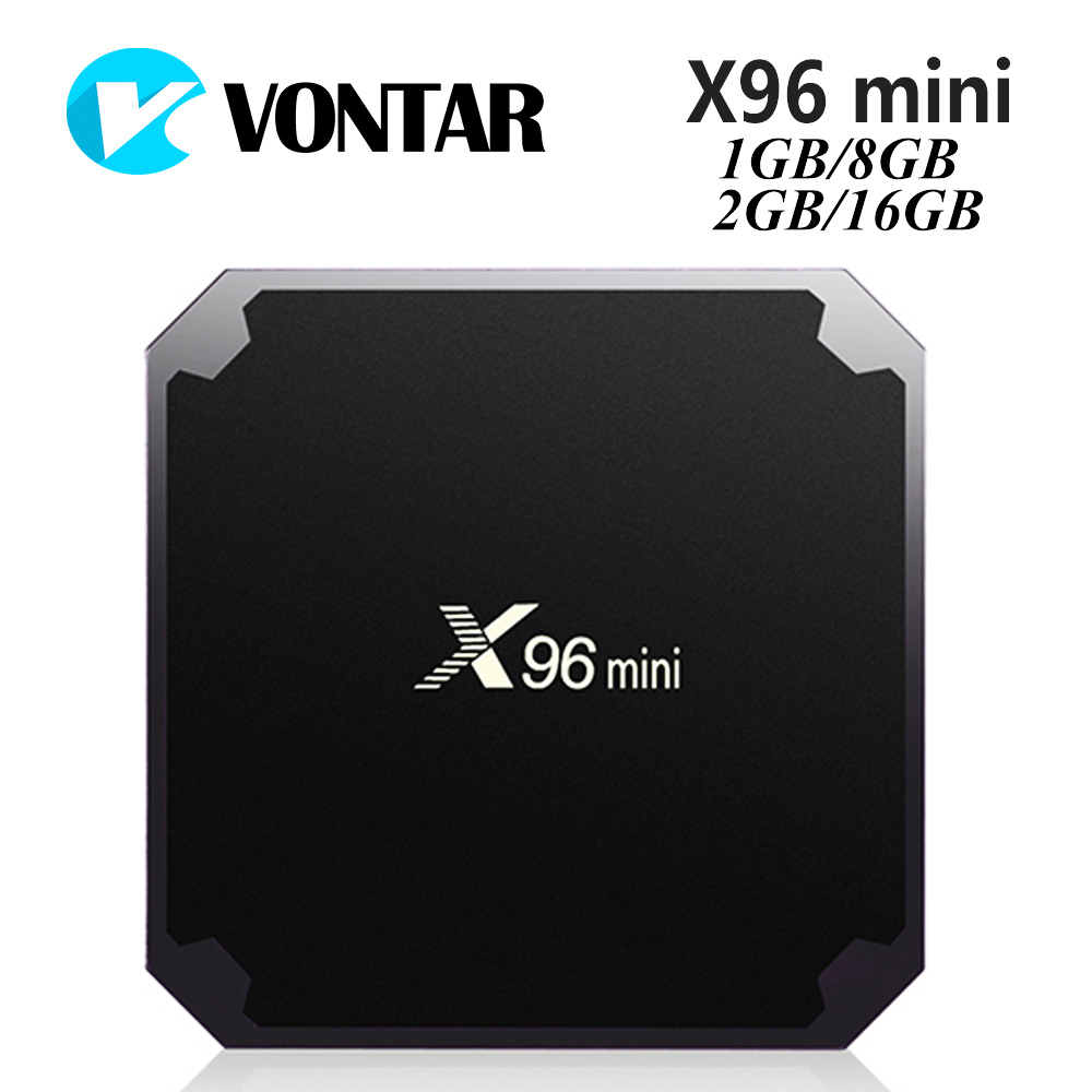 

VONTAR X96 mini Android TV BOX X96mini Android 7.1 Smart TV Box 2GB 16GB Amlogic S905W Quad Core 2.4GHz WiFi Android 9.0