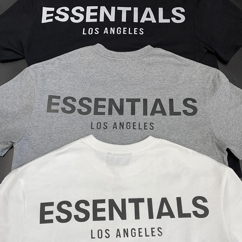ESSENTIALS Los Angeles Limited Reflective Couple tops T-shirt FOG High Street Loose Short Sleeve tee WGTX37010, Gray
ESSENTIALS Los Angeles Limited Reflective Couple tops T-shirt FOG High Street Loose Short Sleeve tee WGTX37010, Gray