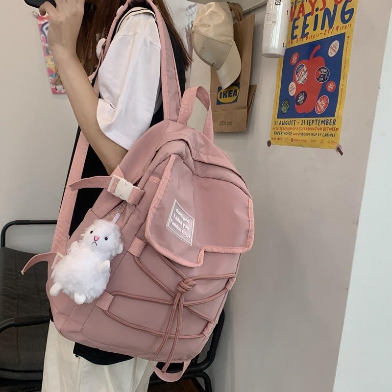 Backpack Korean Fashion Women's Large Capacity School Bags For Teenager Girls Unisex College Style Schoolbag Travel Backbag, Black
Backpack Korean Fashion Women's Large Capacity School Bags For Teenager Girls Unisex College Style Schoolbag Travel Backbag, Black
