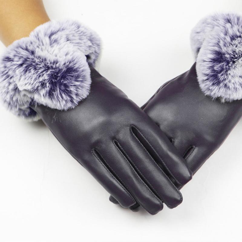 Winter Gloves Women Casual Lady Black Mitten Leather Autumn Warm Fur Mittens Guantes De Invierno Para Mujer L311
Winter Gloves Women Casual Lady Black Mitten Leather Autumn Warm Fur Mittens Guantes De Invierno Para Mujer L311