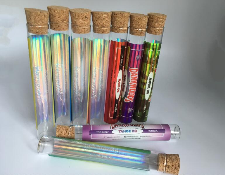 18*120mm Dankwoods Flat glass cork bottle with stickers include FREE OEM stickers Dankwoods Backwoodsl Roll packaging l
18*120mm Dankwoods Flat glass cork bottle with stickers include FREE OEM stickers Dankwoods Backwoodsl Roll packaging l