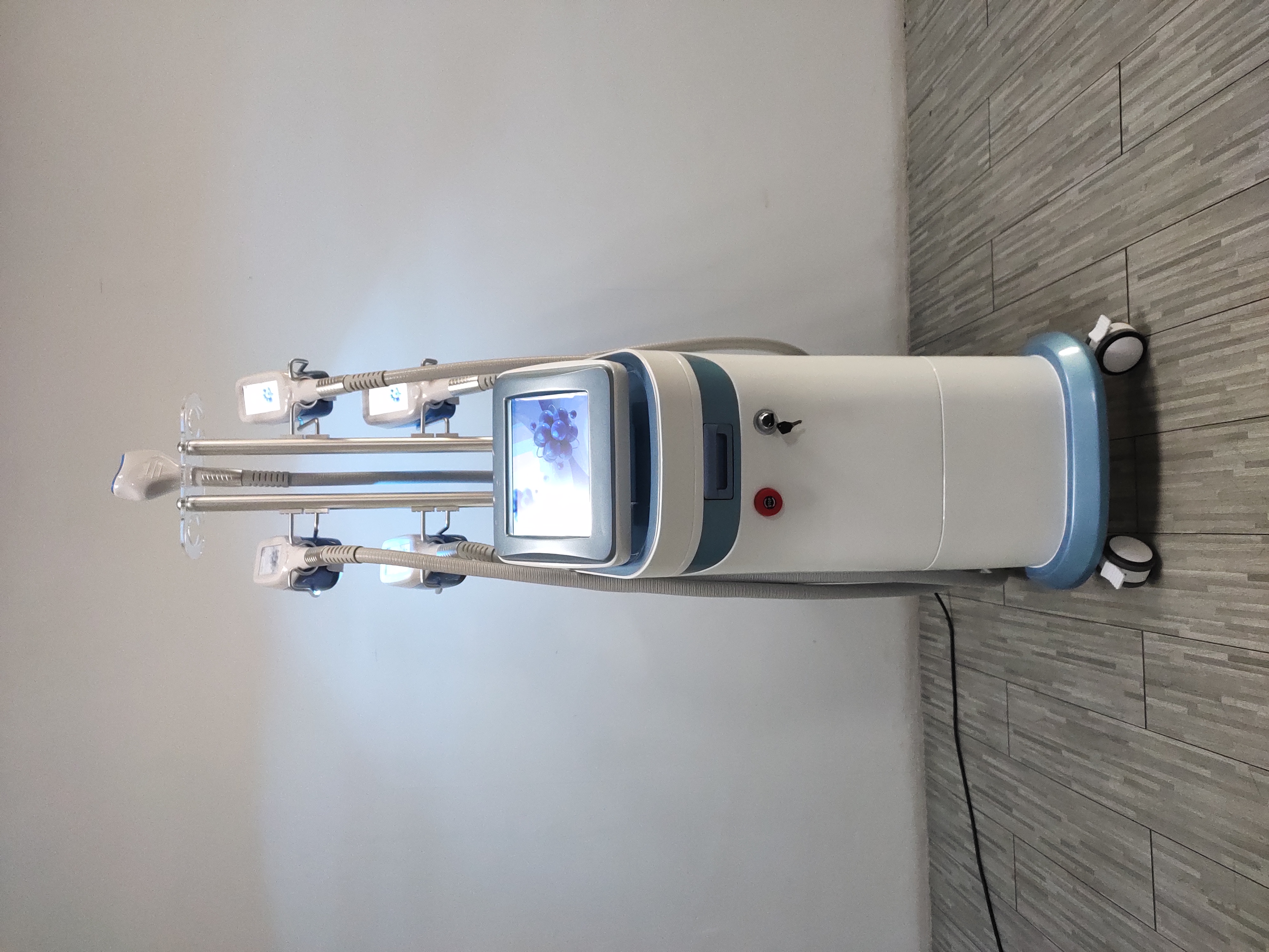 360° Multifunction Cryo freeze slimming fat reduce 5 handles working together Cryolipolysis+Cavitation+RF+ lipolaser Ultracavitation double chin remov