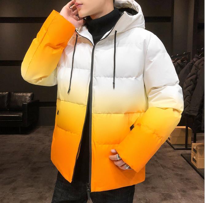 Casual Thickened Hooded Mens Windbreak Winter Gradient Color Mens Outerwear Patchwork Warm Fashion Coats Plus Size Male Clothing, Black
Casual Thickened Hooded Mens Windbreak Winter Gradient Color Mens Outerwear Patchwork Warm Fashion Coats Plus Size Male Clothing, Black