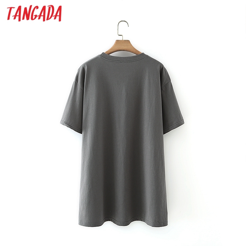 Women Print Long T Short Sleeve O Neck Tees Ladies Casual Tee Shirt Street Wear Top 2M125 210416