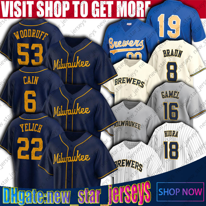 Brewers 22 Christian Yelich Jersey Milwaukee Brandon Woodruff Lorenzo Cain Jerseys Luis Urias Robin Yount Kolten Wong Omar Narvaez Adames, Blue;black
Brewers 22 Christian Yelich Jersey Milwaukee Brandon Woodruff Lorenzo Cain Jerseys Luis Urias Robin Yount Kolten Wong Omar Narvaez Adames, Blue;black