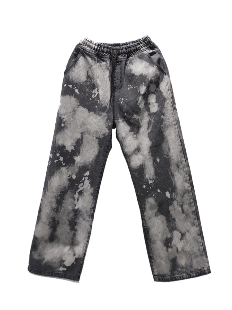 Summer Casual Jeans Woman Long Trousers Cowboy Female Loose Streetwear High Waist Hit Color Pants ZA4567 210427