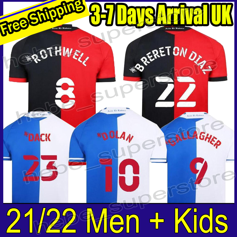 2022 2023 Blackburn Rovers Soccer Jerseys 2021 Home Away Football shirt Kit ROTHWELL GALLAGHER DOLAN BRERETON DIAZ DACK LENIHAN maillots de foot
2022 2023 Blackburn Rovers Soccer Jerseys 2021 Home Away Football shirt Kit ROTHWELL GALLAGHER DOLAN BRERETON DIAZ DACK LENIHAN maillots de foot