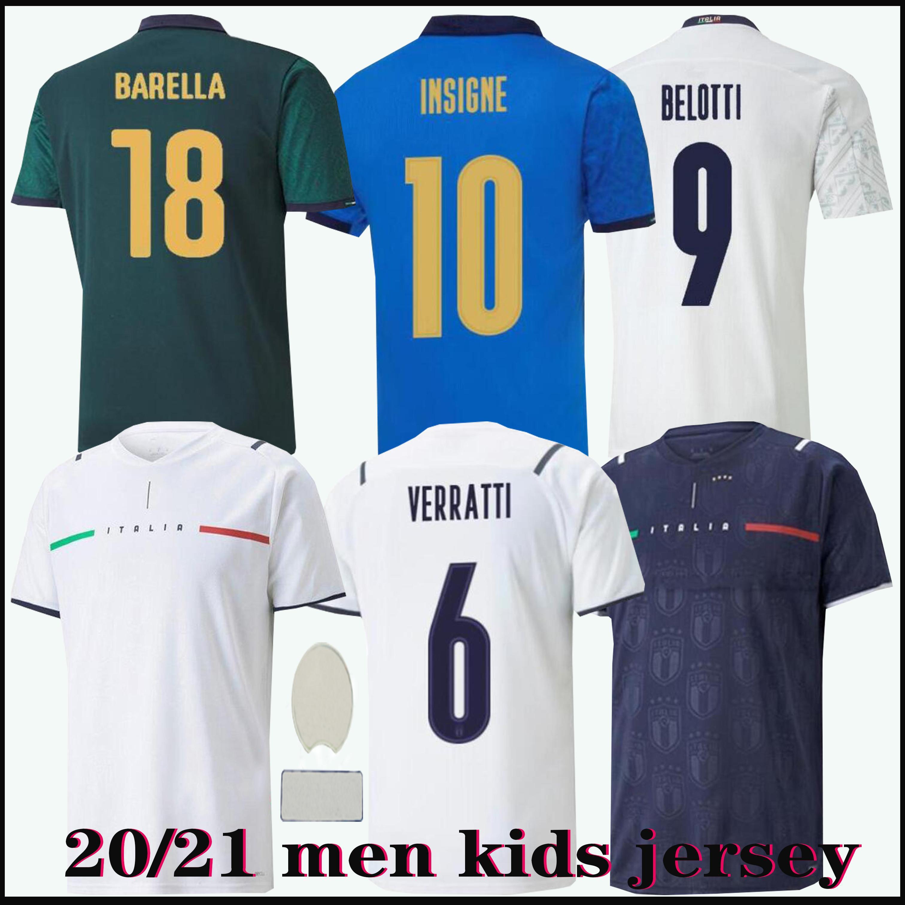2021 Italy European Cup Men Kids Home away soccer jerseys national team 20/21 INSIGNE BELOTTI VERRATTI BERNARDESCHI PIRLO CHIESA football sh, As pic
2021 Italy European Cup Men Kids Home away soccer jerseys national team 20/21 INSIGNE BELOTTI VERRATTI BERNARDESCHI PIRLO CHIESA football sh, As pic