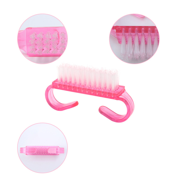 Manicure Pedicure Tools Nail brushes horn brush cleaning dust stive removal nails accessories 68mm x35mm size 500 pcs a lot
