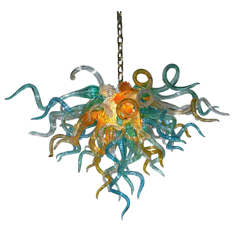 Modern Art Glass Chandelier Led Pendant Light for Living Room Bar 110-240V Hand Blown Glass Ceiling Lamp 70 by 60 cm Nordic Lights
Modern Art Glass Chandelier Led Pendant Light for Living Room Bar 110-240V Hand Blown Glass Ceiling Lamp 70 by 60 cm Nordic Lights