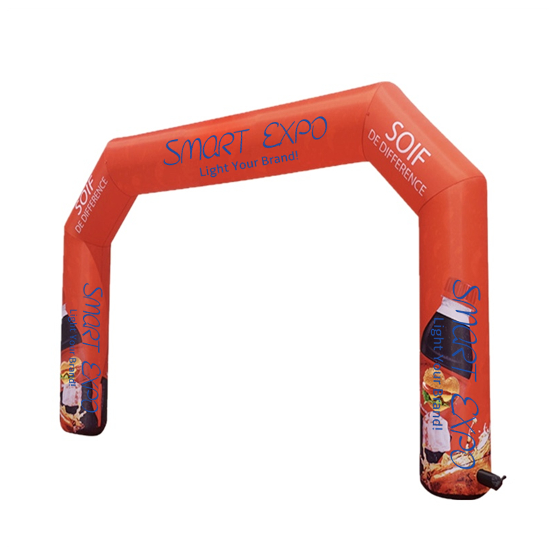 Marathon/Run Event Inflatable Archway 0.6xW5.5xH3.5m with Custom Logo Printing Base Blower