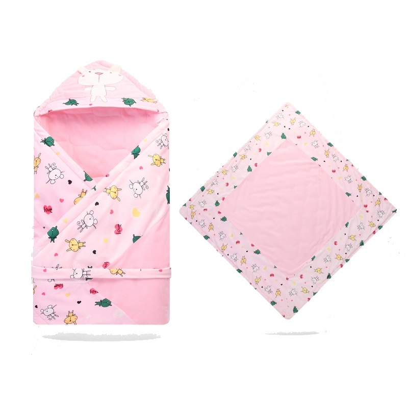 Cartoon Newborn Receiving Blankets Unisex Premature Envelope Baby Bedding Wrap Robes Swaddling Boys Sleepsack Girls Sleeping Bag 210413bj