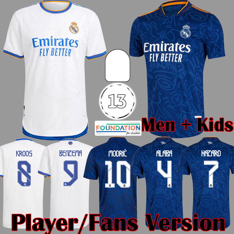 2021 2022 Real Madrid MBAPPE Player Version Soccer Jerseys BENZEMA SERGIO RAMOS ASENSIO MARCELO VALVERDE KROOS football shirt Kids ALABA equipment Kits, Kids home
2021 2022 Real Madrid MBAPPE Player Version Soccer Jerseys BENZEMA SERGIO RAMOS ASENSIO MARCELO VALVERDE KROOS football shirt Kids ALABA equipment Kits, Kids home