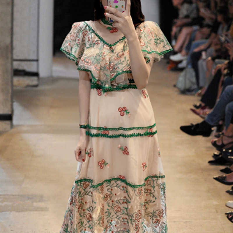 ZAWFL Women Summer Elegant Mesh Dress Festa High Quality Embroidery Wedding Party Robe Femme Lace Designer Vestidos 210603, Picture color
ZAWFL Women Summer Elegant Mesh Dress Festa High Quality Embroidery Wedding Party Robe Femme Lace Designer Vestidos 210603, Picture color