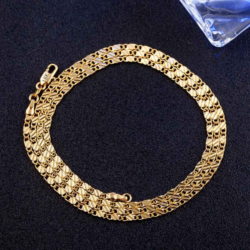 Full Size 16-30 Inches Shiny Gold Color Necklace Chain For Men Women Jewelry Accessories DIY Bijuoux Findings Wholesale Chokers
Full Size 16-30 Inches Shiny Gold Color Necklace Chain For Men Women Jewelry Accessories DIY Bijuoux Findings Wholesale Chokers