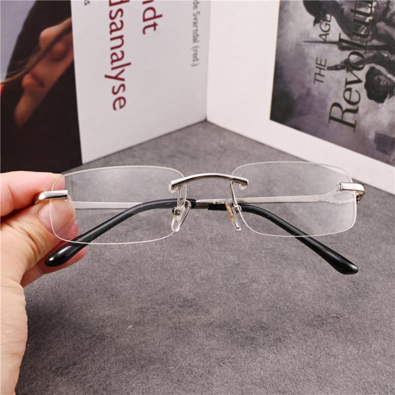 Sunglasses Rockjoy Rimless Myopia Glasses Women Male Brand Eyeglasses Frame With 1.61 MR-8 Resin Lens Anti Blue Reflection -100 To -600, White;black
Sunglasses Rockjoy Rimless Myopia Glasses Women Male Brand Eyeglasses Frame With 1.61 MR-8 Resin Lens Anti Blue Reflection -100 To -600, White;black