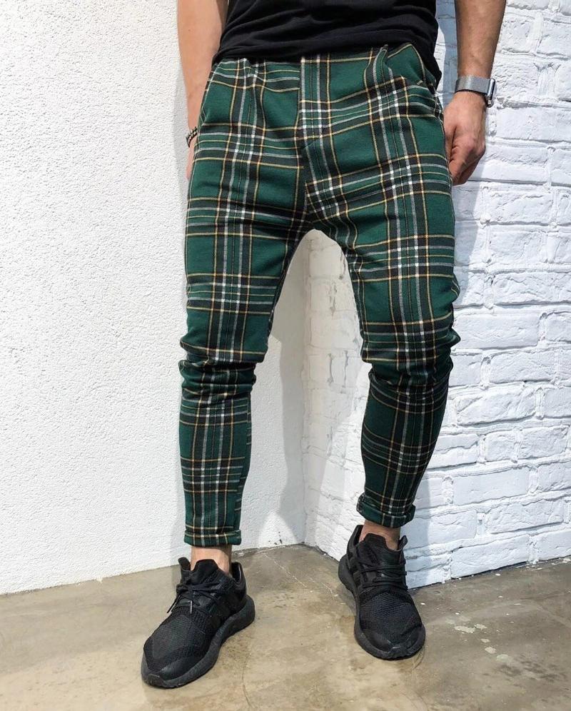 Men's Casual Sports Pants Sweatpants Jogger Cargo Harlan Pencil Trousers