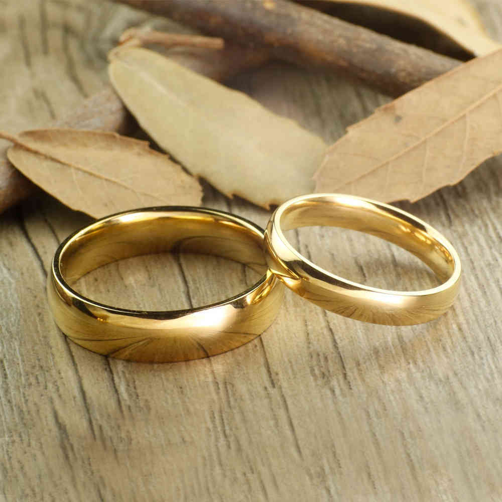 Tungsten Carbide Gold Wedding Rings for Women Couple Engagement Rings set Anniversary Band 6mm for Him 4mm for Her, Slivery;golden
Tungsten Carbide Gold Wedding Rings for Women Couple Engagement Rings set Anniversary Band 6mm for Him 4mm for Her, Slivery;golden