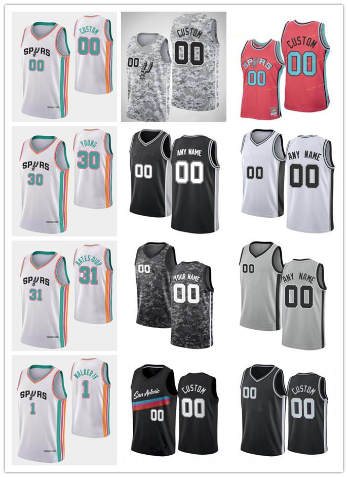 75th Custom Men Youth San AntonioSpurs1 Lonnie Walker IV 15 Joe Wieskamp 30 Thaddeus Young 31 Keita Bates-Diop Basketball Jersey, Color
75th Custom Men Youth San AntonioSpurs1 Lonnie Walker IV 15 Joe Wieskamp 30 Thaddeus Young 31 Keita Bates-Diop Basketball Jersey, Color