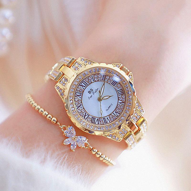 Wristwatches Diamond Watch Women Dress Bracelet Gold Ladies Wristwatch Stainless Steel Female Clock Zegarek Damski 2022
Wristwatches Diamond Watch Women Dress Bracelet Gold Ladies Wristwatch Stainless Steel Female Clock Zegarek Damski 2022