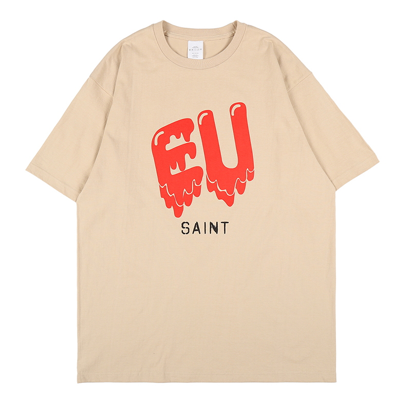 Letter Print Short Sleeve Mens T shirts Round Neck Streetwear Cotton Oversized Loose Casual Couple Top Tees, Khaki
Letter Print Short Sleeve Mens T shirts Round Neck Streetwear Cotton Oversized Loose Casual Couple Top Tees, Khaki