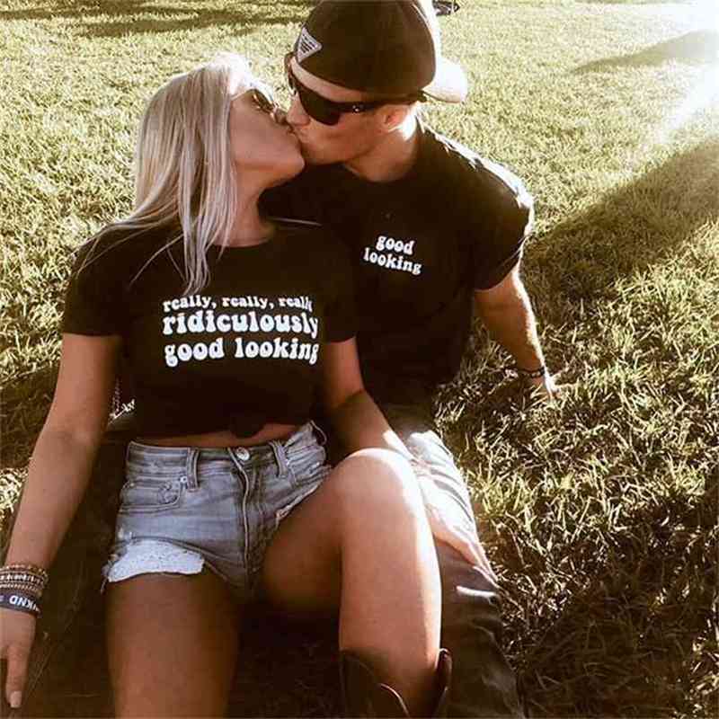 Matching Couple shirts Gift Lover Anniversary Fashion Summer Short Sleeve O-neck Tees Couples T 210517, Men
Matching Couple shirts Gift Lover Anniversary Fashion Summer Short Sleeve O-neck Tees Couples T 210517, Men