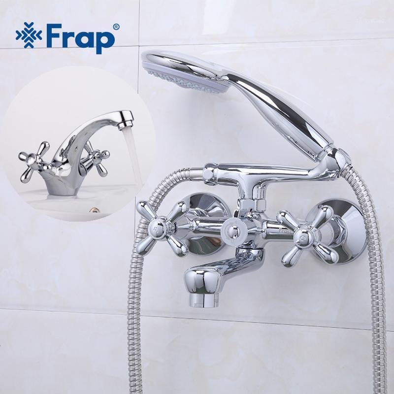 Frap Shower Bath Faucet Cold And Water Mixer Silver Bathroom Basin Double HandleBathroom Set F3025+F1025 Sets
Frap Shower Bath Faucet Cold And Water Mixer Silver Bathroom Basin Double HandleBathroom Set F3025+F1025 Sets
