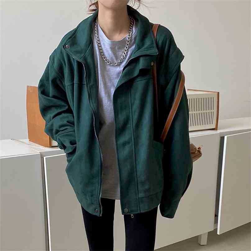 Women Solid Fashion Elegant Loose Gentle Outwear Korean Coat Jacket Office Lady Casual Chic Tops 210525, Pink
Women Solid Fashion Elegant Loose Gentle Outwear Korean Coat Jacket Office Lady Casual Chic Tops 210525, Pink