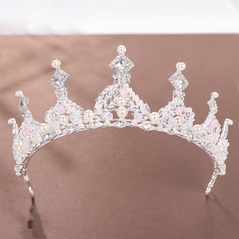 Hair Clips & Barrettes Trendy Bride Wedding Accessories Crown Baroque Crystal Pearl Silver Color Headdress Handmade, Golden;silver
Hair Clips & Barrettes Trendy Bride Wedding Accessories Crown Baroque Crystal Pearl Silver Color Headdress Handmade, Golden;silver