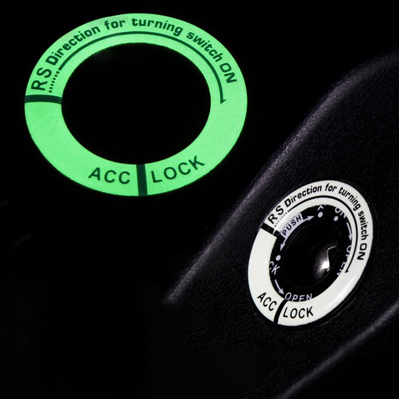 Keychains Luminous Car Ignition Key Ring Stickers Auto Motorcycle 3D DecalsDecoration Fluorescent Circle
Keychains Luminous Car Ignition Key Ring Stickers Auto Motorcycle 3D DecalsDecoration Fluorescent Circle