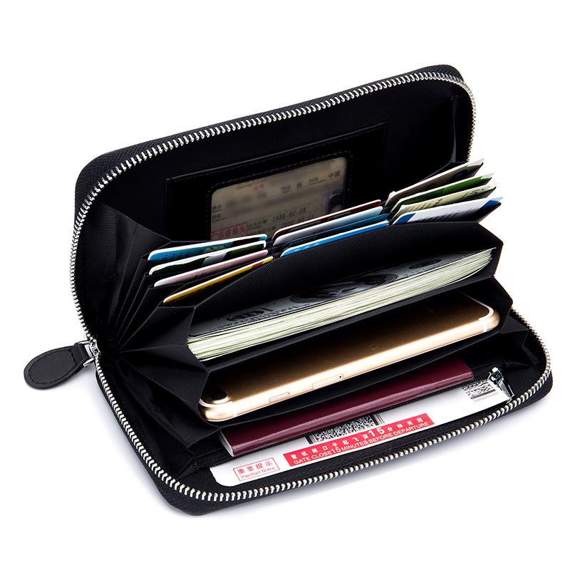 Leather Wallet Wallet Wallet Long 2020 Clutch Men's Foreign Zipper Men Passport Female Trade Uicko, Red;black
Leather Wallet Wallet Wallet Long 2020 Clutch Men's Foreign Zipper Men Passport Female Trade Uicko, Red;black