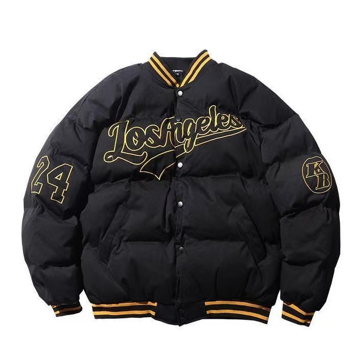 Winter Baseball Coat Bryant 24 Hoodie Black Mamba Men Jacket Embriodery Athletes Basketball Cardigan Sportman Fashion Windbreaker Coats, White
Winter Baseball Coat Bryant 24 Hoodie Black Mamba Men Jacket Embriodery Athletes Basketball Cardigan Sportman Fashion Windbreaker Coats, White