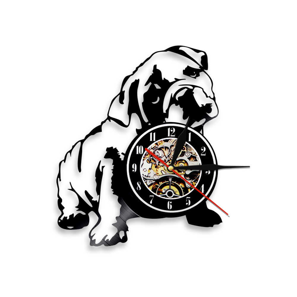 Bulldog Laser Etched Vinyl Record Wall Clock Gift For Dog Lovers Doggy Owners Animal Puppy Pet Store Decor Time Hanging Watch X0726
Bulldog Laser Etched Vinyl Record Wall Clock Gift For Dog Lovers Doggy Owners Animal Puppy Pet Store Decor Time Hanging Watch X0726