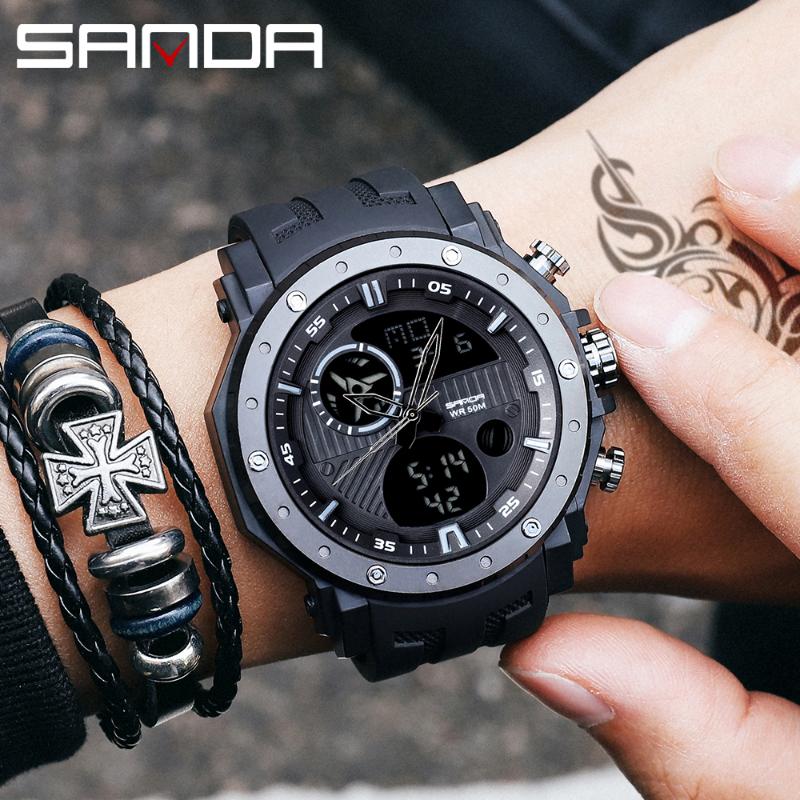 Wristwatches Relojes Para Hombre SANDA Men's Sport Watches Casual Waterproof Wristwatch Fashion Male Clock High Quality Watch, Black rosegold
Wristwatches Relojes Para Hombre SANDA Men's Sport Watches Casual Waterproof Wristwatch Fashion Male Clock High Quality Watch, Black rosegold