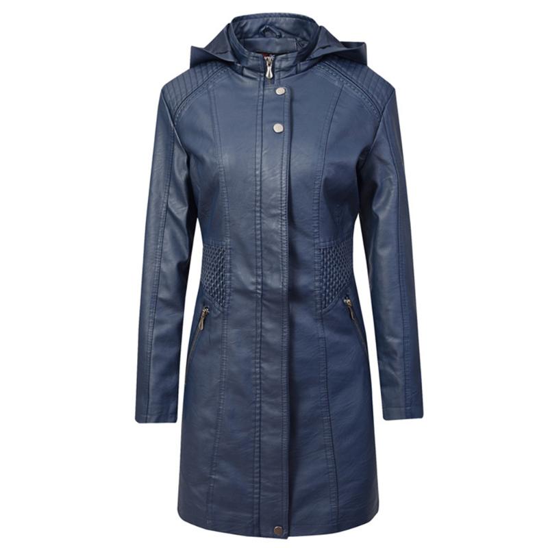 Women's Leather & Faux Autumn PU Long Jacket For Women 2021 Blue Coffee Elegant Hooded Coat Female Cute Fashion Basic Outerwear, 100 pcs choose this
Women's Leather & Faux Autumn PU Long Jacket For Women 2021 Blue Coffee Elegant Hooded Coat Female Cute Fashion Basic Outerwear, 100 pcs choose this