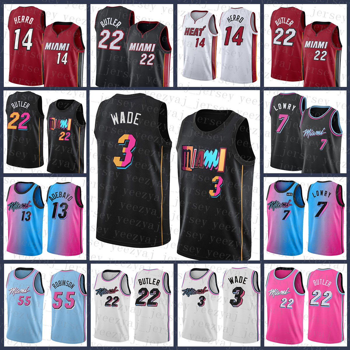 Miamis 2021 New Heats Kyle 7 Lowry Basketball Jersey Dwayne Dwyane 3 Wade Jimmy 22 Butler Tyler 14 Herro Bam 13 Adebayo Duncan 55 Robinson K, Black;red
Miamis 2021 New Heats Kyle 7 Lowry Basketball Jersey Dwayne Dwyane 3 Wade Jimmy 22 Butler Tyler 14 Herro Bam 13 Adebayo Duncan 55 Robinson K, Black;red