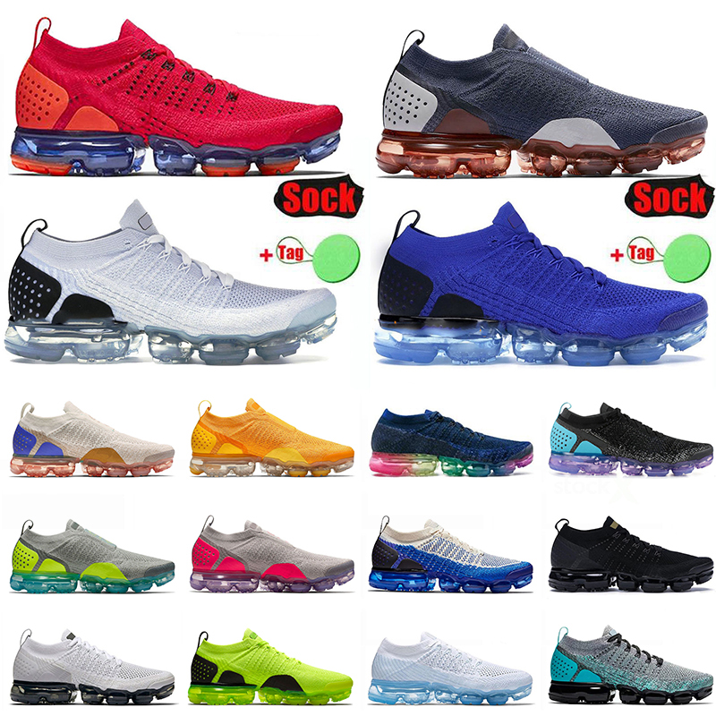 2021 Stock x Air Vapormax Flyknit 2 Vapor Max Running Shoes Women Mens Trainers Triple White Pure Platinum Volt Race Blue Laceless Moc 2.0 Jogging Sneakers, D24 black orange yellow symbol 40-45
2021 Stock x Air Vapormax Flyknit 2 Vapor Max Running Shoes Women Mens Trainers Triple White Pure Platinum Volt Race Blue Laceless Moc 2.0 Jogging Sneakers, D24 black orange yellow symbol 40-45