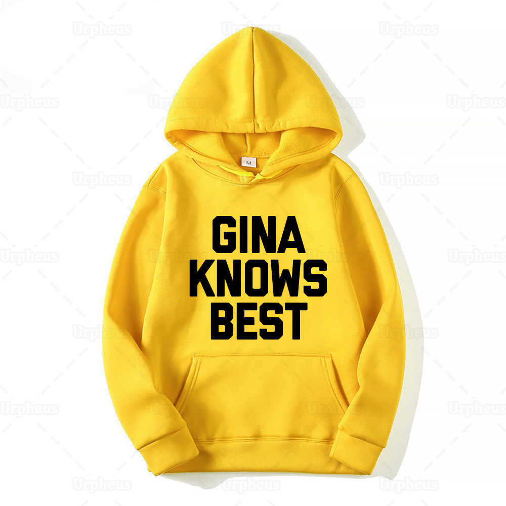 Brooklyn Nine Merch Gina Knows Hoodie Sweatershirt Same Style Graphic Hoodies 210910