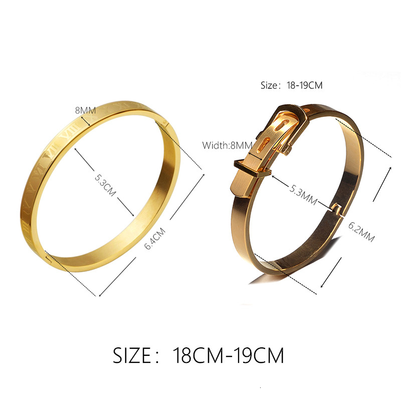 Classic Stainless Steel Bangle Luxury Cuff Bracelets Men Fashion Titanium Steel Type C Twisted Roman Numeral Bangle For MenBracelets
Classic Stainless Steel Bangle Luxury Cuff Bracelets Men Fashion Titanium Steel Type C Twisted Roman Numeral Bangle For MenBracelets