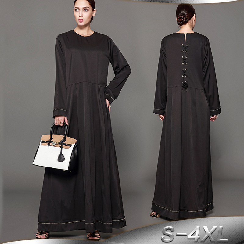 Black Robe Musulman De Mode Longue Femme Vestidos Mujer Abaya Maxi Muslim Fashion Dress Turkish Long Plus Size Dresses For Women
Black Robe Musulman De Mode Longue Femme Vestidos Mujer Abaya Maxi Muslim Fashion Dress Turkish Long Plus Size Dresses For Women