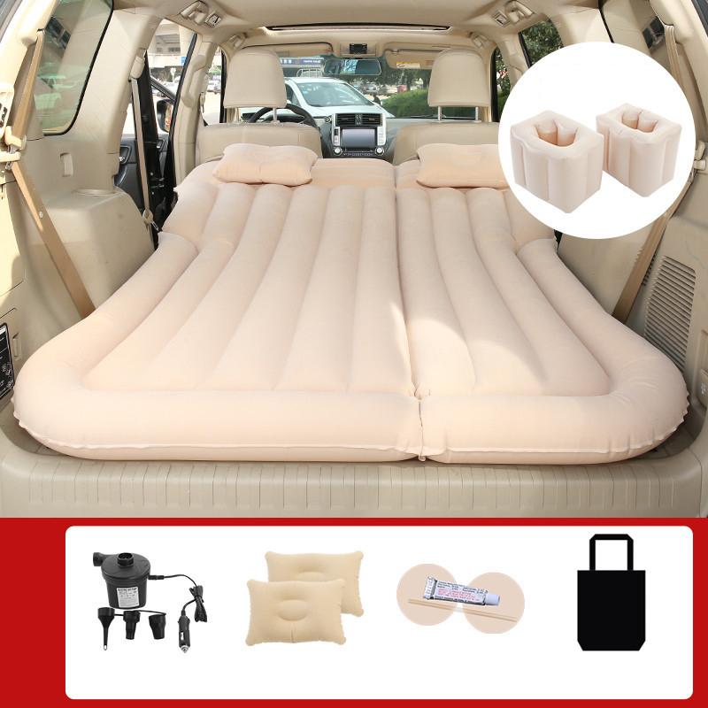Car Inflatable Bed Air Mattress Universal SUV Car Travel Sleeping Pad Outdoor Camping Mat Child Rear Exhaust Pad Rear Seat