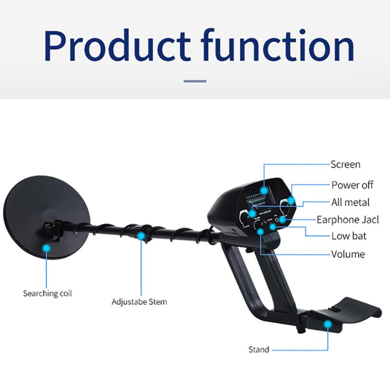 Metal Detectors Detector Underground Gold Length Adjustable Treasure Seeker Portable
Metal Detectors Detector Underground Gold Length Adjustable Treasure Seeker Portable