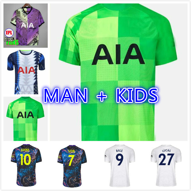 21 22 KANE LUCAS SON HOME Soccer Jerseys Tottenham 2021 2022 4TH LAMELA DELE AWAY third Football shirts men + kids kit
21 22 KANE LUCAS SON HOME Soccer Jerseys Tottenham 2021 2022 4TH LAMELA DELE AWAY third Football shirts men + kids kit