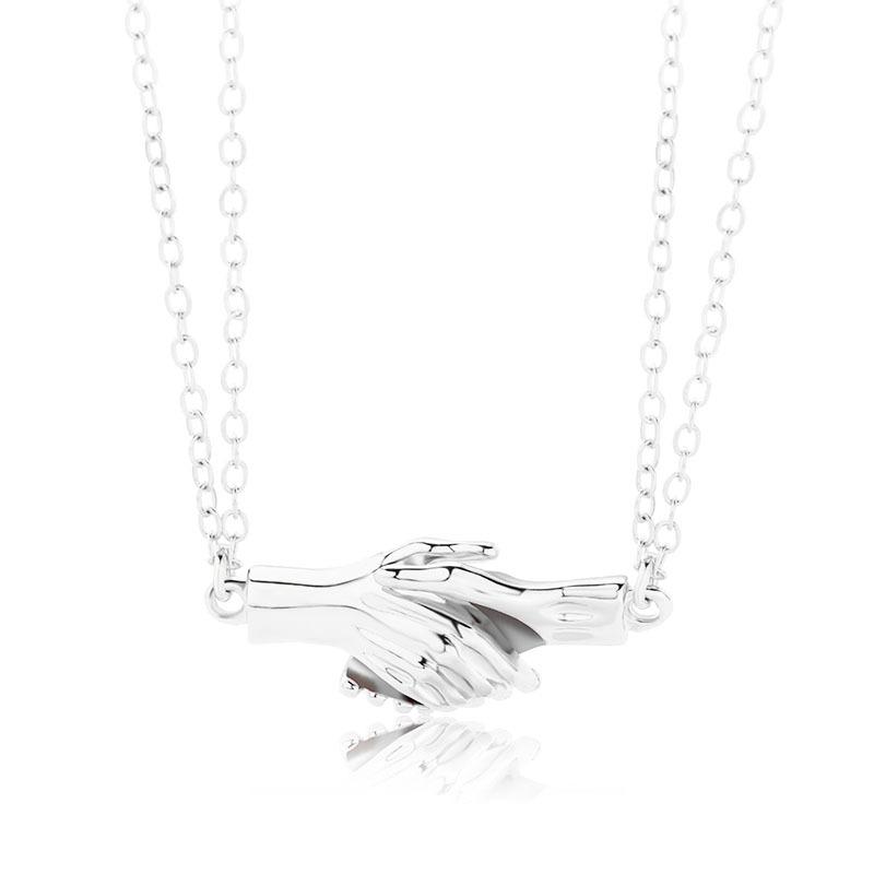 Pendant Necklaces 2021 Shake Hands Necklace Top Selling Magnet Jewelry For Couple Factory Price YP8349
Pendant Necklaces 2021 Shake Hands Necklace Top Selling Magnet Jewelry For Couple Factory Price YP8349